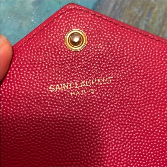 YSL quilted textured long wallet - Picture 7 of 10